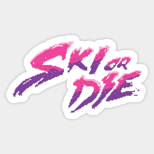 Ski or Die Candy Boy Sticker